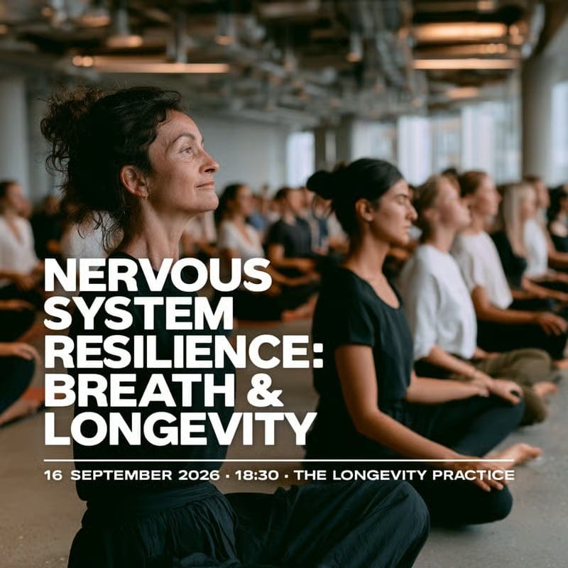 🫁 Nervous System Resilience: The Longevity Pillar You Can Train with Every Breath