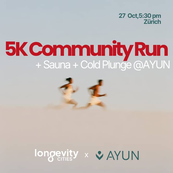 5 km Community Run + Sauna + Cold Plunge @ AYUN