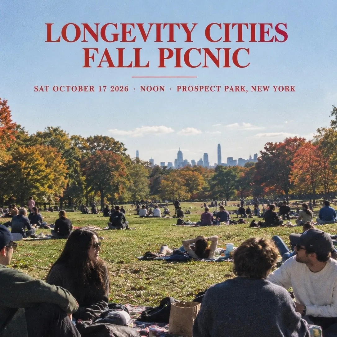 đł Longevity Cities Picnic & Grip Strength Competition in Prospect Park