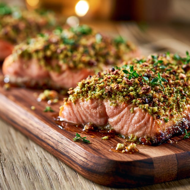 Pistachio Crusted Salmon